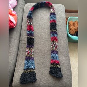 Multicolor winter Knit Scarf